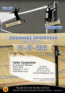AFFICHE JOURNEE SPORTIVE 2012