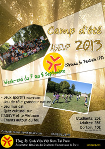 Camp d'été AGEVP Lạc Hồng 2013